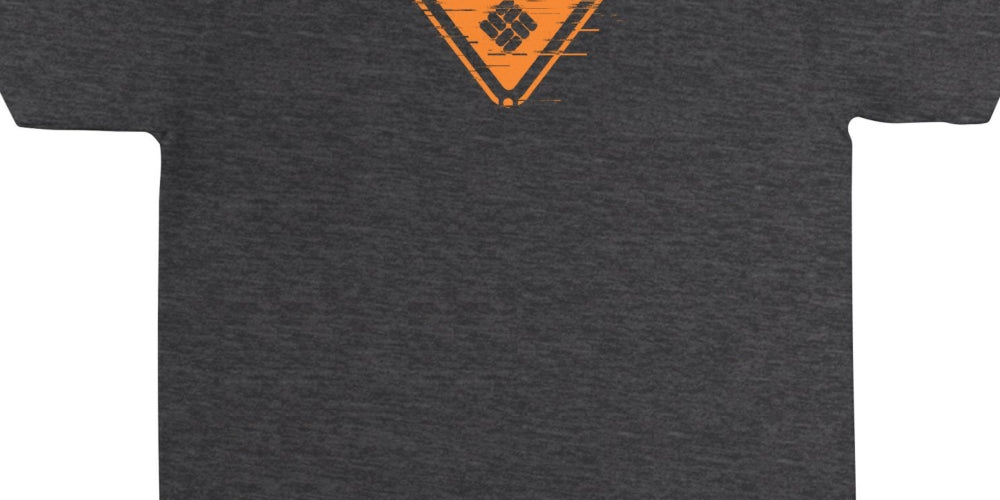 Camiseta Columbia Cyber ​​Graphic Masculina Cinza Tamanho Médio