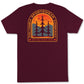 Camiseta Columbia Masculina Monte Graphic Crewneck Vermelha Tamanho Grande