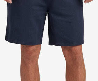 Shorts masculinos Reef Wade Fleece azul tamanho pequeno