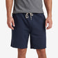 Shorts masculinos Reef Wade Fleece azul tamanho pequeno
