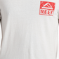 Camiseta gráfica Reef Wellie masculina, branca, tamanho pequeno