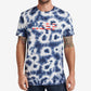 Camiseta masculina Reef Measure de manga curta com estampa tie-dye, azul, tamanho P