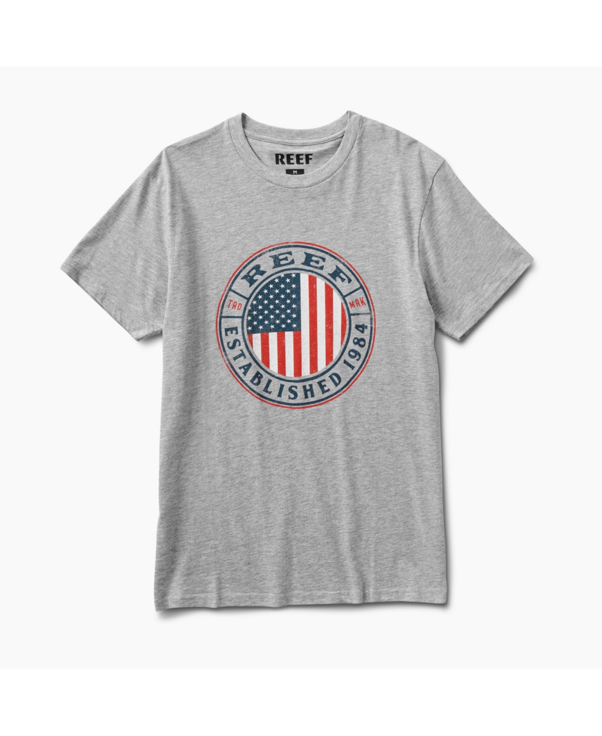 Camiseta masculina Reef Marshall Graphic cinza tamanho XX-G