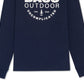 Camiseta masculina Bass Outdoor Uncomplicated de manga comprida com logotipo, azul, tamanho XX-G