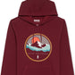 Bass Outdoor Wilfork Graphic Hoodie Masculino Vermelho Tamanho XX-G