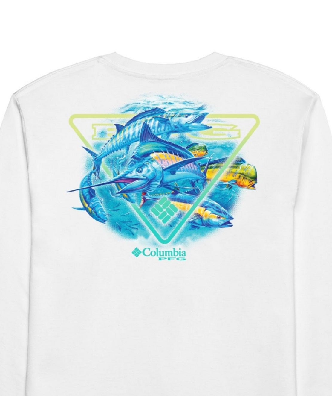 Camiseta Columbia Masculina Corazon Graphic Branca Tamanho P