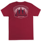 Camiseta Columbia Masculina Fade Graphic Vermelha Tamanho P