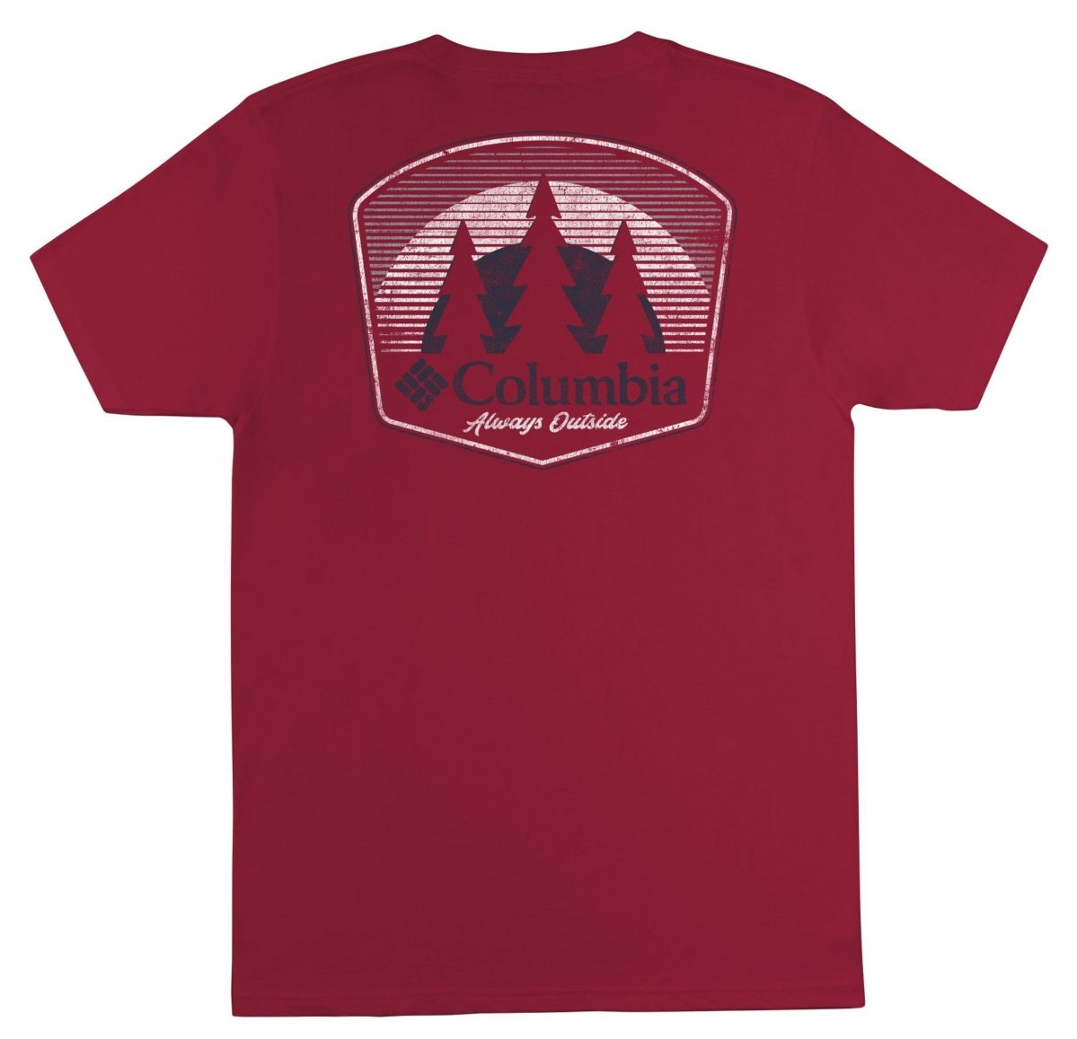 Camiseta Columbia Masculina Fade Graphic Vermelha Tamanho P