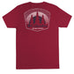 Camiseta Columbia Masculina Fade Graphic Vermelha Tamanho Médio
