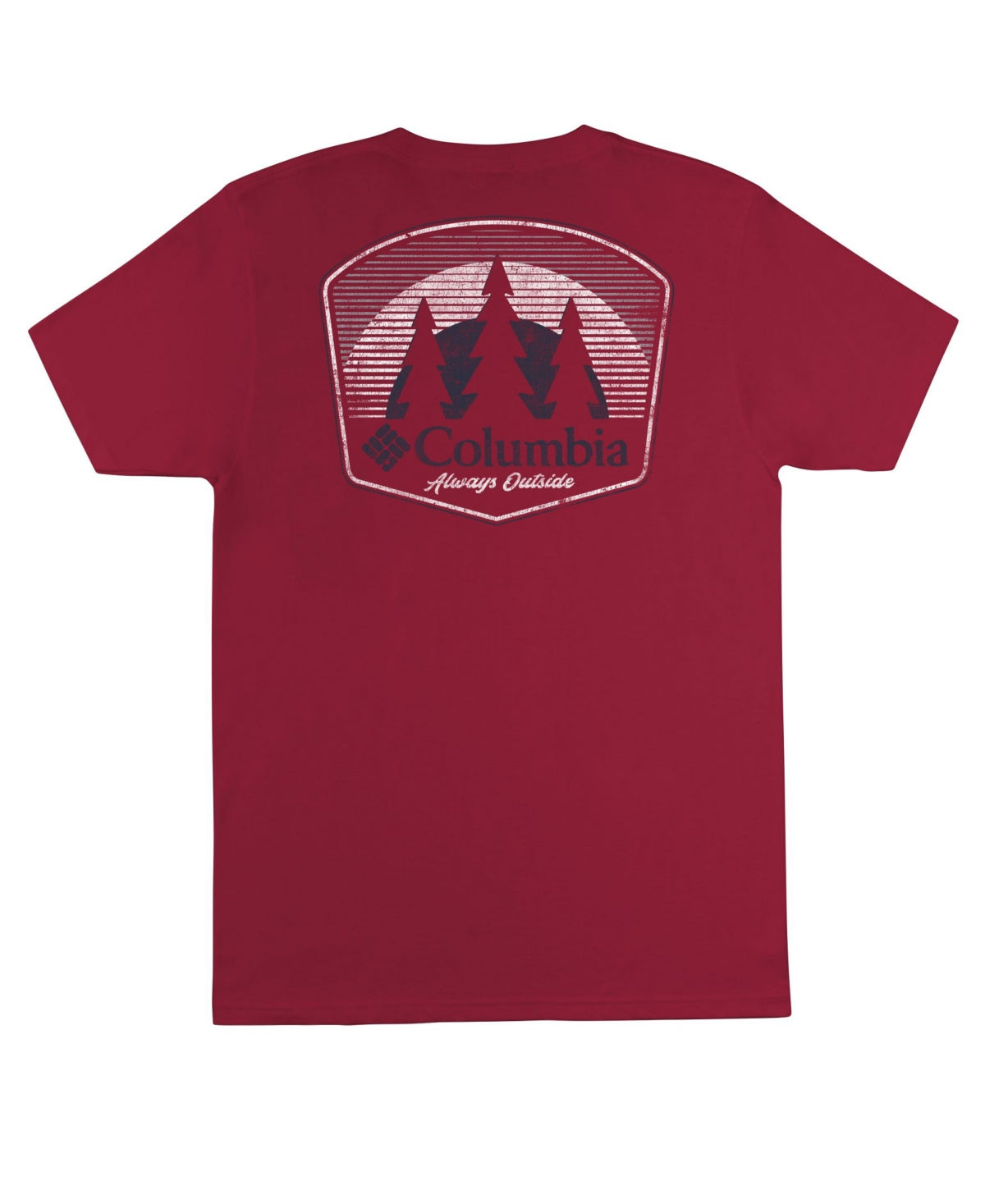 Camiseta Columbia Masculina Fade Graphic Vermelha Tamanho Médio