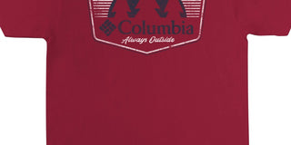 Camiseta Columbia Masculina Fade Graphic Vermelha Tamanho Médio