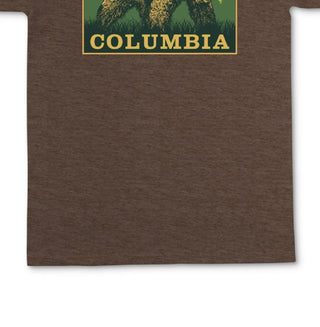 Camiseta Columbia Julien Graphic Masculina Marrom Tamanho Médio