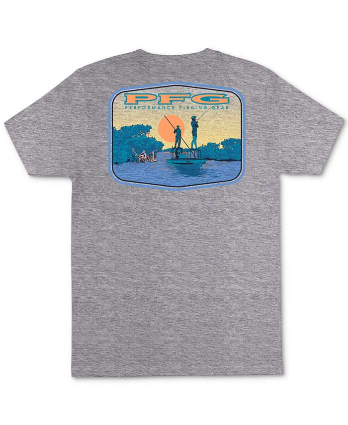 Camiseta Columbia Masculina Graphic Manga Curta Cinza Tamanho Grande