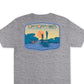 Camiseta Columbia Masculina Graphic Manga Curta Cinza Tamanho Grande