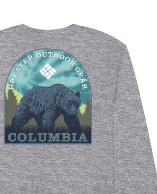 Camiseta Columbia Julien Graphic Masculina Cinza Tamanho Grande