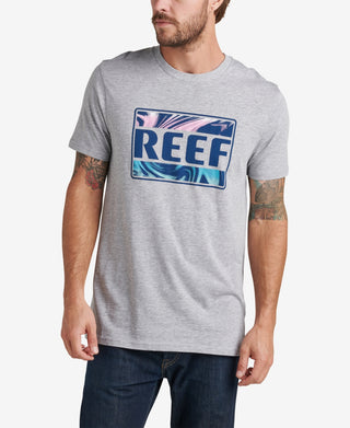 Camiseta masculina Reef Bengal Graphic cinza tamanho GG