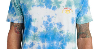 Camiseta gráfica de manga curta Reef Adventure masculina azul