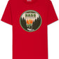Camiseta gráfica Walk the Path masculina Bass Outdoor, vermelha, tamanho médio