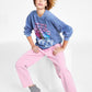 Moletom Floyd Feminino Junk Food Azul Tamanho Grande