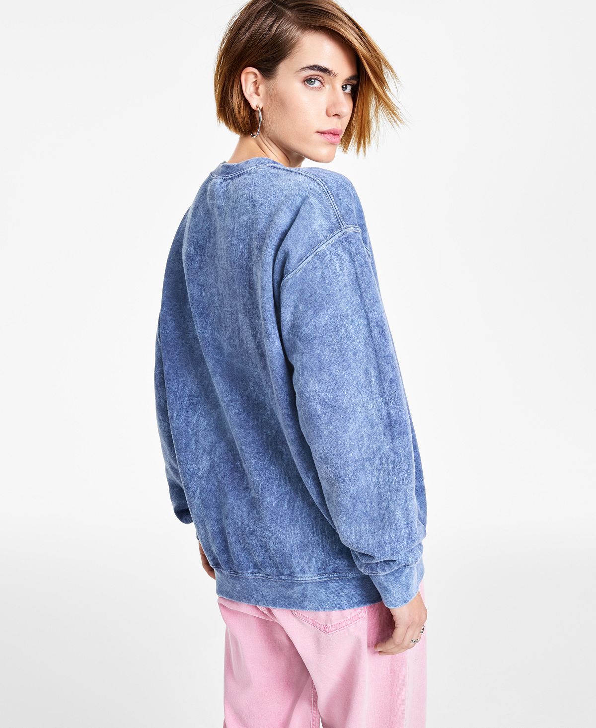 Moletom Floyd Feminino Junk Food Azul Tamanho Grande