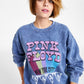 Moletom Floyd Feminino Junk Food Azul Tamanho Grande