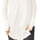 Blusa feminina Colby Raw Edge da Free People, branca, tamanho X-S