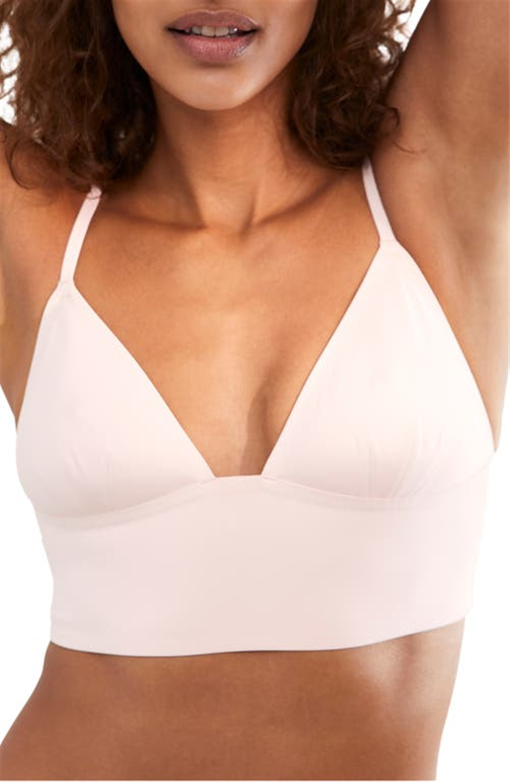 Sutiã Bralette Crushed Sage Longline para Mulheres da Free People, tamanho X-Small