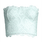 Sutiã espartilho de renda Adella feminino Free People, azul, tamanho médio