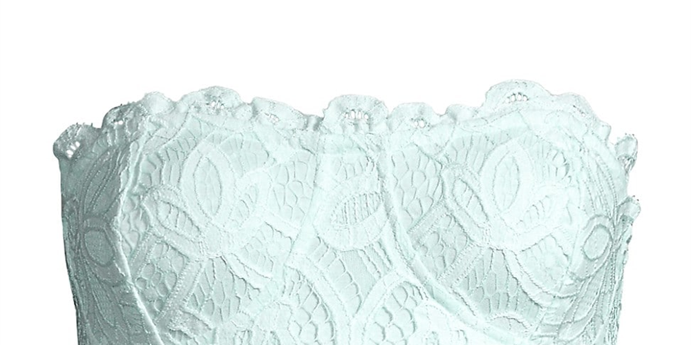 Sutiã espartilho de renda Adella feminino Free People, azul, tamanho médio