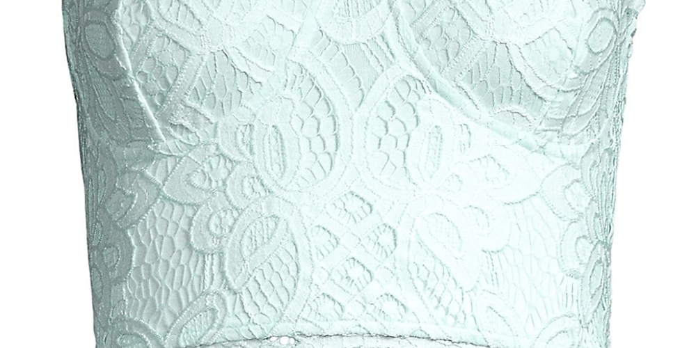 Sutiã espartilho de renda Adella feminino Free People, azul, tamanho médio