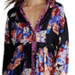 Camisa túnica feminina Brunch A Bunch da Free People, preta, tamanho pequeno