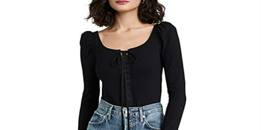 Blusa Willow Feminina Free People Preta Tamanho X-S