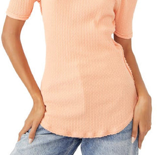 Camiseta Red Delicious da Free People Women's Care, tamanho laranja, pequena