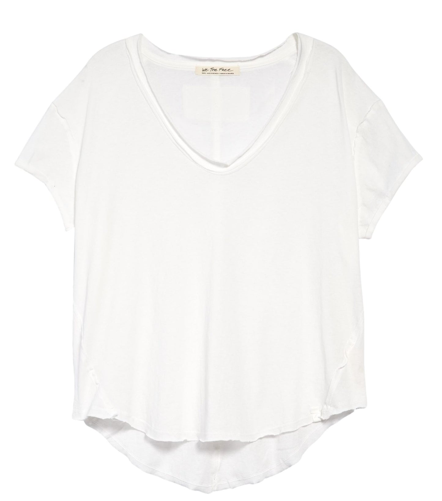 Camiseta feminina Bring It On da Free People, branca, tamanho X-G