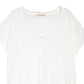 Camiseta feminina Bring It On da Free People, branca, tamanho X-G