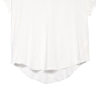 Camiseta feminina Bring It On da Free People, branca, tamanho X-G