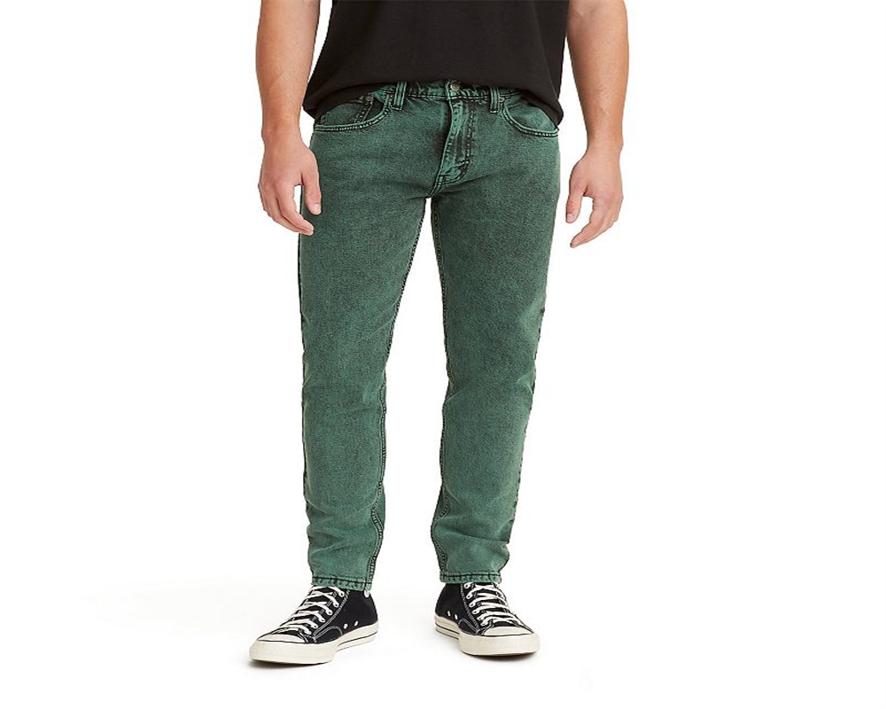 Calça jeans Levi's 512 Slim Taper Fit Masculina Verde Tamanho 32 x 29