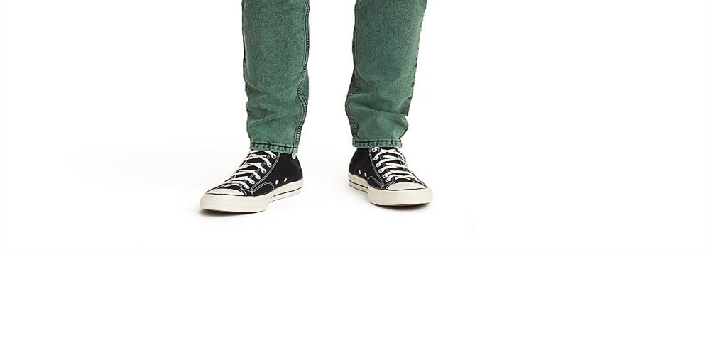 Calça jeans Levi's 512 Slim Taper Fit Masculina Verde Tamanho 32 x 29