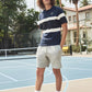 Shorts esportivos masculinos Dockers Smokestack Heather Gray tamanho XL