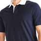 Camisa de rugby Dockers masculina regular fit azul tamanho GG