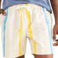 Shorts masculinos Dockers Playa Straight Fit com cordão elástico, marrom, tamanho XX-G