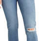 Calça jeans curta Levi's Wedgie reta feminina, tamanho 31, azul