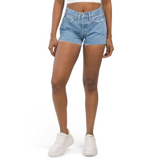 Shorts jeans Levi's Ojai Light Stone 501 Original Cutoff masculino, tamanho 34