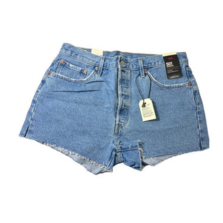 Shorts jeans Levi's Ojai Light Stone 501 Original Cutoff masculino, tamanho 34