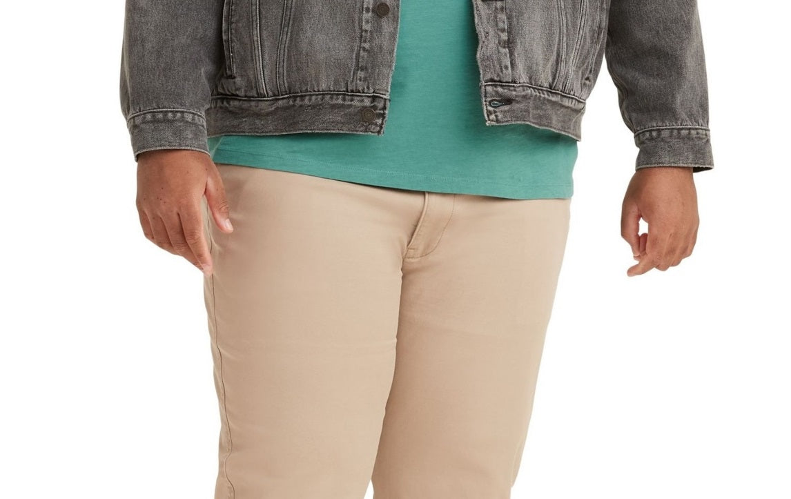 Calça Levi's Masculina Big Xx Chino Ez Tapered Bege Tamanho XXXX-G