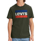 Camiseta Levi's Sportswear Masculina com Logo Gráfico e Gola Redonda Verde Tamanho XX-G