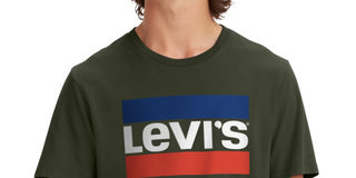 Camiseta Levi's Sportswear Masculina com Logo Gráfico e Gola Redonda Verde Tamanho XX-G