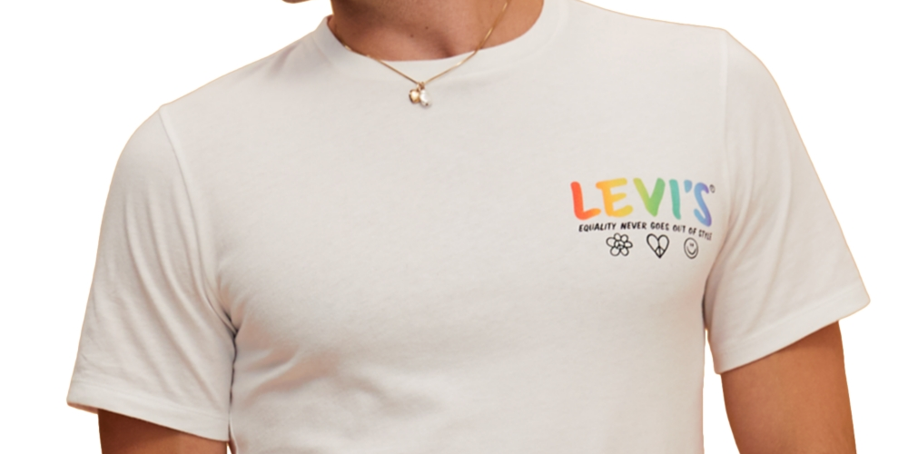Camiseta Levi's Unissex Pride Community Branca Tamanho P