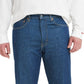 Calça jeans Levi's masculina Western Fit com perna reta e não elástica, azul, tamanho 32x34