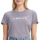 Camiseta Levi's The Perfect Feminina Roxa Tamanho Médio
